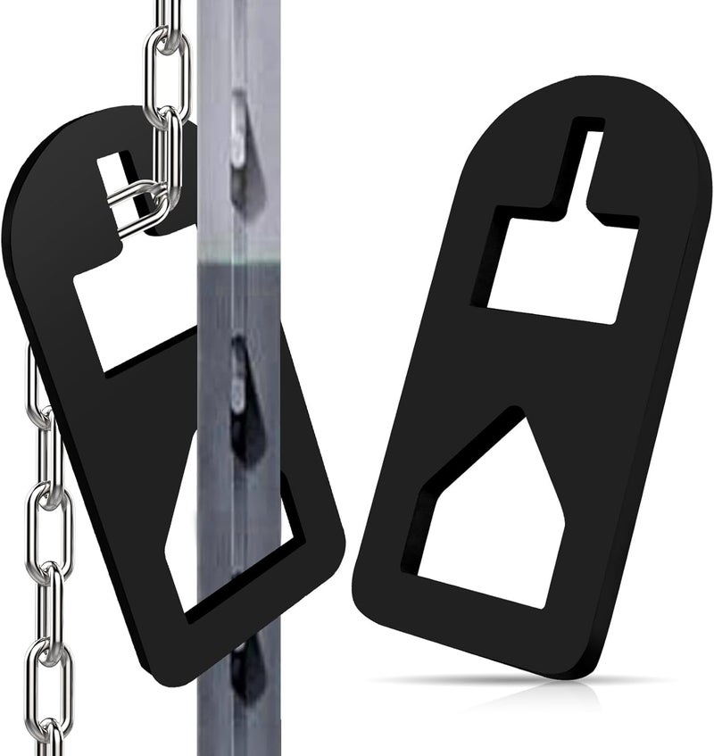 TNCZHYLX T Post Puller Fence Post Puller, Farm Equipment Tractor Accessories, Use Different Chains S Hooks Jacks Tractor Buckets from (Black) - Image 1
